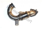 Preview: KTR Downpipe mit Sportkat Megane 2 RS 76mm
