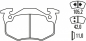 Preview: Ferodo DS 2500 Clio 2 RS Hinterachse