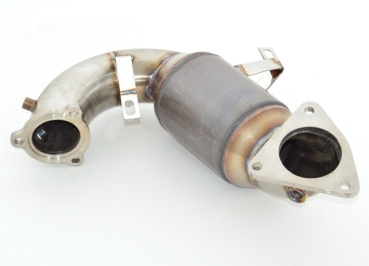 FMS Downpipe mit HJS Motorsport-Kat Megane 2 RS 76mm