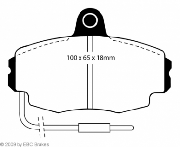 EBC Bluestuff NDX Rennbremsbeläge VA R5 GT Turbo
