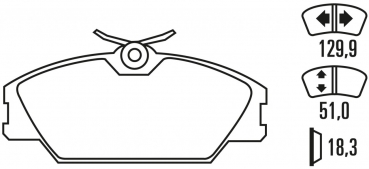 Ferodo DS 2500 Clio 2 RS Vorderachse