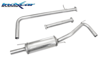 Inoxcar Edelstahl Abgasanlage Clio 1, 1.8 16V, 2.0 16V Williams Gr.A 63.5mm