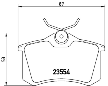 Brembo Bremsbeläge HA Clio 4 RS