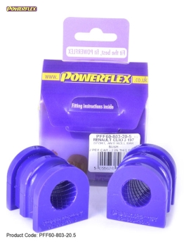 Powerflex Buchsen Stabilisator vorne für Renault Clio 3 RS 20.5mm