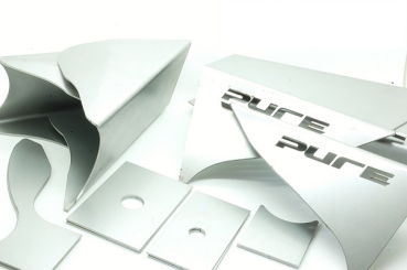 Verstärkungsbleche Hinterachse Clio 3 RS