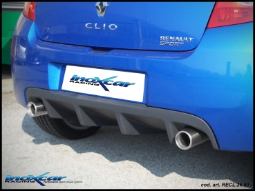 InoxCar Clio 3 RS 197 Endschalldämpfer 80mm Endrohr