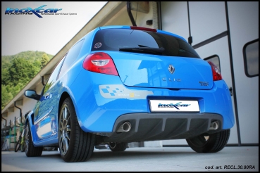 InoxCar Endschalldämpfer Ersatzrohr Race 80mm Clio 3 RS