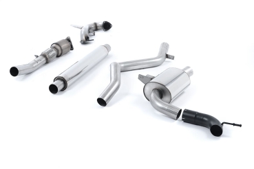 Milltek  Abgasanlage ab Turbo mit Hi-Flow Sportkat Megane 3 RS Resonated
