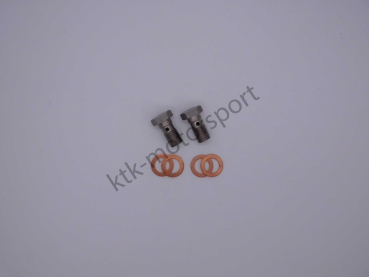 Edelstahl Hohlschrauben Bremsleitung Vorderachse Brembo Megane 4 RS