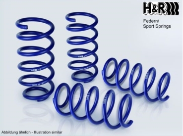 H&R Tieferlegungsfedern Megane 3 RS ab 991kg VA Last