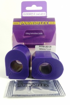 Powerflex Fahrwerksbuchsen Stabi innen 20mm, Clio 1