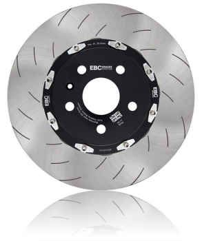Swept-Groove High-Carbon Upgrade-Disc (2-teilig und vollschwimmend) Megane 3 RS