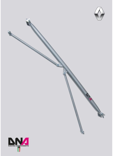 DNA Racing Domstrebe hinten mit Zusatzstreben Clio 3 RS