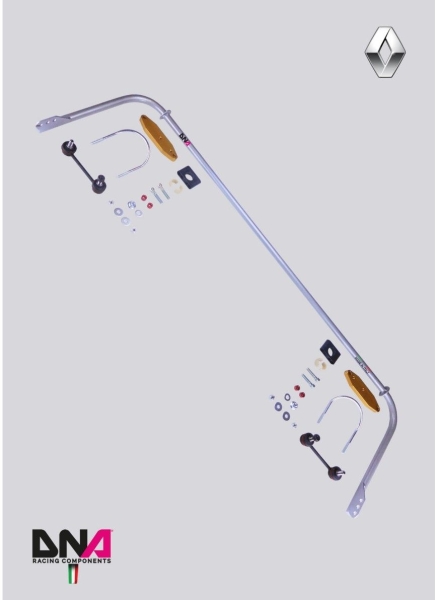 DNA Racing Stabilisator hinten einstellbar Clio 4 RS