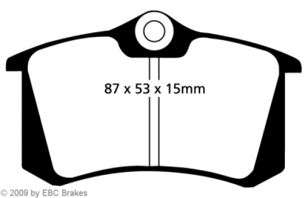 EBC Greenstuff Bremsbeläge HA Clio 4 RS deutsche Ausführung