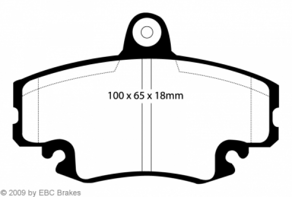 EBC Blackstuff Bremsbelag VA R5 GT Turbo