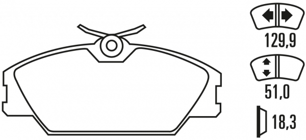 Ferodo DS 2500 Clio 2 RS Vorderachse