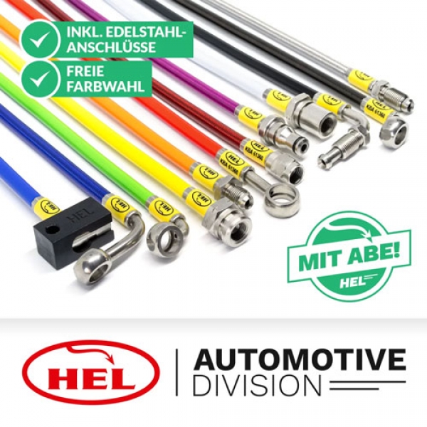 HEL Stahlflex-Bremsleitungen ummantelt Twingo 2 RS