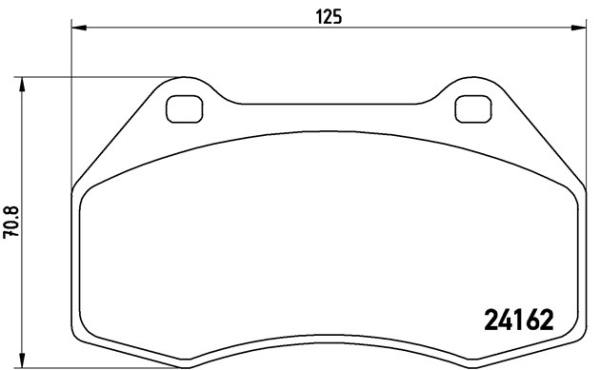 Brembo Bremsbeläge VA Megane 2 RS