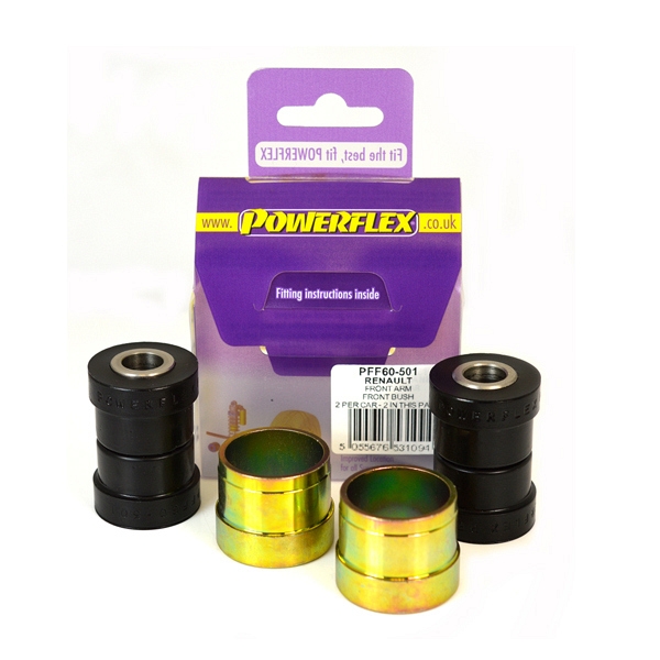 Powerflex Buchsen Querlenker vorne für Renault Clio 4 RS
