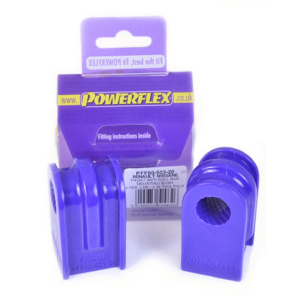 Powerflex Buchsen Stabilisator vorne für Renault Megane 2 RS R26 20mm