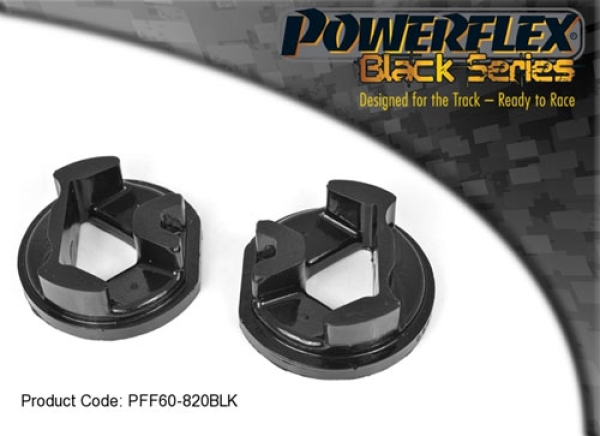 Powerflex BlackSeries PU-Einsatz Drehmomentstütze Motor hinten unten Clio 3 RS