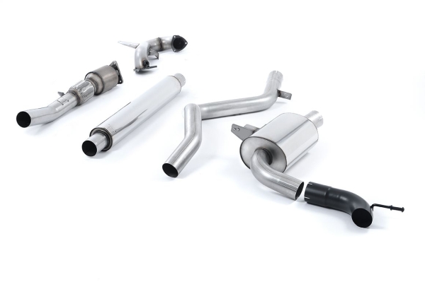 Milltek  Abgasanlage ab Turbo mit Hi-Flow Sportkat Megane 3 RS Resonated