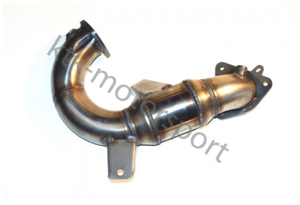 KTR Downpipe mit Sportkat Megane 2 RS 76mm
