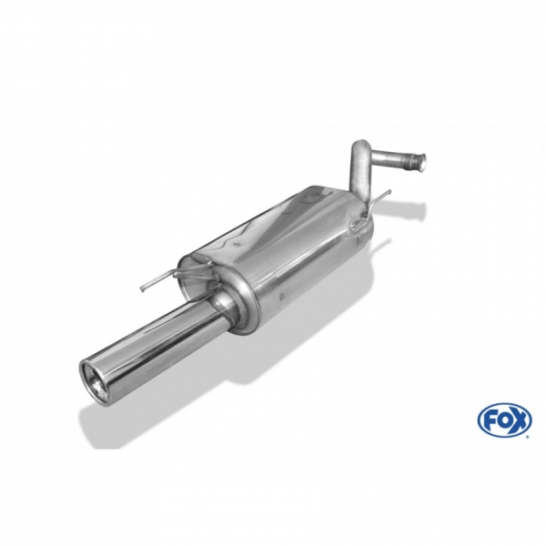Fox Exhaust Sportendtopf Edelstahl Clio 1, 1,8l 66/79/99kW 2,0l 108kW