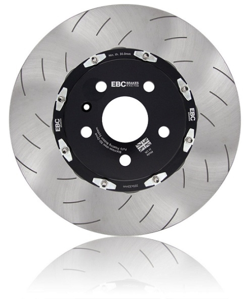 Swept-Groove High-Carbon Upgrade-Disc (2-teilig und vollschwimmend) Megane 3 RS