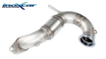 Inoxcar Downpipe mit Metallkat Megane 4 RS 76mm