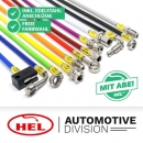 HEL Stahlflex-Bremsleitungen ummantelt Megane 2 RS R26