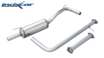 Inoxcar Edelstahl Abgasanlage Clio 1, 1.8 16V, 2.0 16V Williams Gr.N 55mm