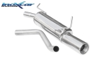 InoxCar Edelstahl Spoertendtopf 102mm Megane Coach, 2.0 16V