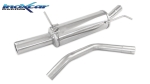 InoxCar Edelstahl Spoertendtopf 102mm Megane Coach Coupe, 1.6 16V