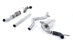Milltek  Abgasanlage ab Turbo mit Hi-Flow Sportkat Megane 3 RS Non-Resonated