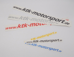 Aufkleber www.ktk-motorsport.de